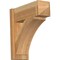 Ekena Millwork Thorton Rough Sawn Arts and Crafts Outlooker, Western Red Cedar, 8"W x 22"D x 22"H OUT08X22X22THR03RWR - alternate 1